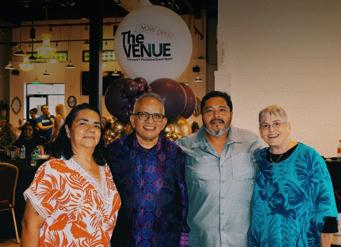 Candid moment from The Venue Clermont grand opening and ribbon cutting celebration